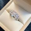 1PC Women, New, Temperament, Fashion, Ring Slightly Inlaid, Zircon, Arrangement