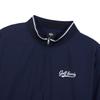 GOXO Golf Rubber Woven Half Zip For Men Navy