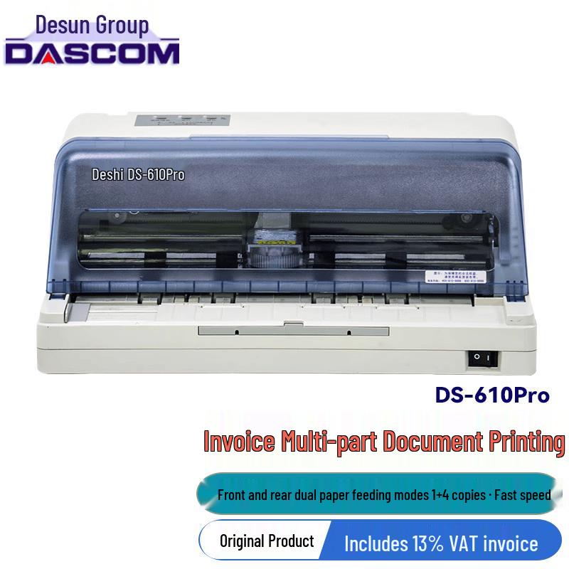 Dascom DS-610Pro Dot Matrix Printer CN plug (adapter included)