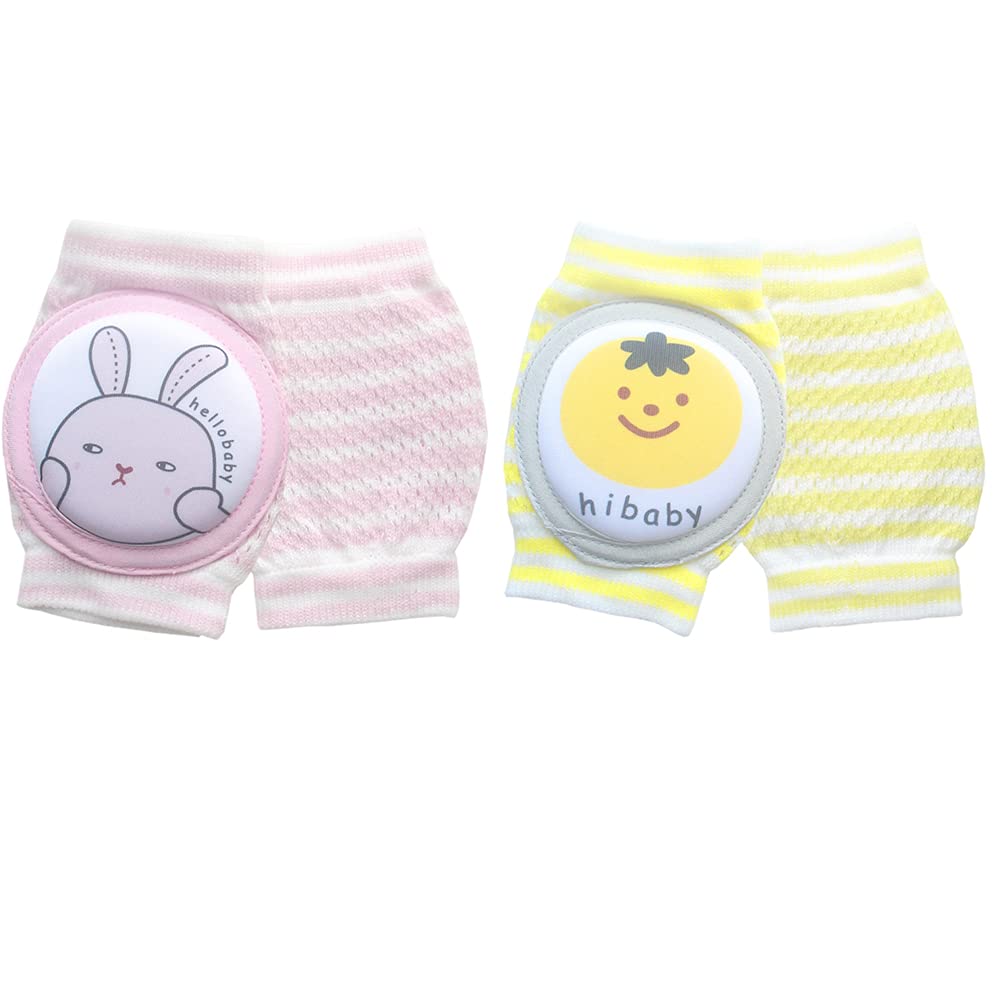 HRIB Baby Knee Knee Support Knee Support for Prevents Cute for Toddlers and Kids of Pads, Pads, Crawling, Injuries, Anti-Slip, Breathable,