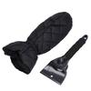 Waterproof Ice Scraper Mitt 2 in 1 Design Elastic Band Design Easy to Hold Convenient Cold Proof