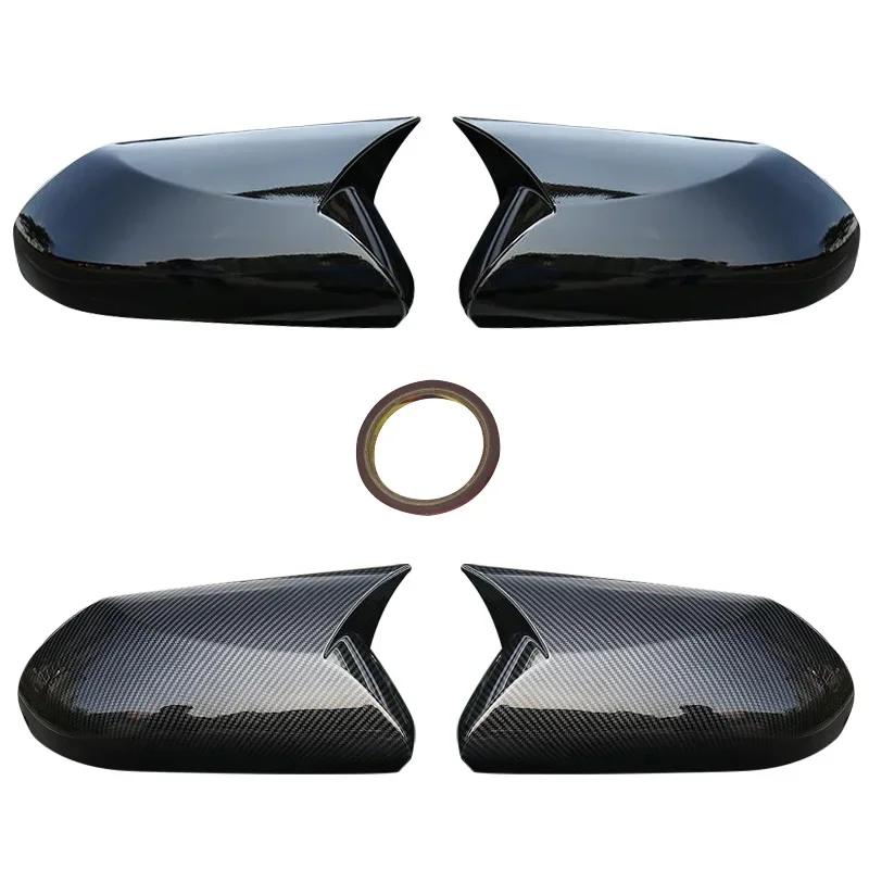 For Toyota CHR Camry Prius Avalon 2019 2020 Car Rearview Side Mirror Cover Wing Cap Exterior Door Rear View Case Trim Black