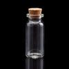Vials Glass Bottle Mini Containers Blank With Cork Stopper Transparent Message Bottles Tiny Small