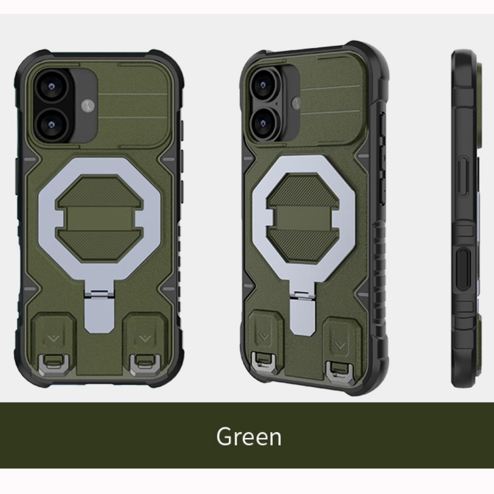 Magnetic Case For iPhone 17 Pro Max Case For  17 Air 17 Pro Outdoor Sports Anti-Fall  wireless charging Holder Funda Covers