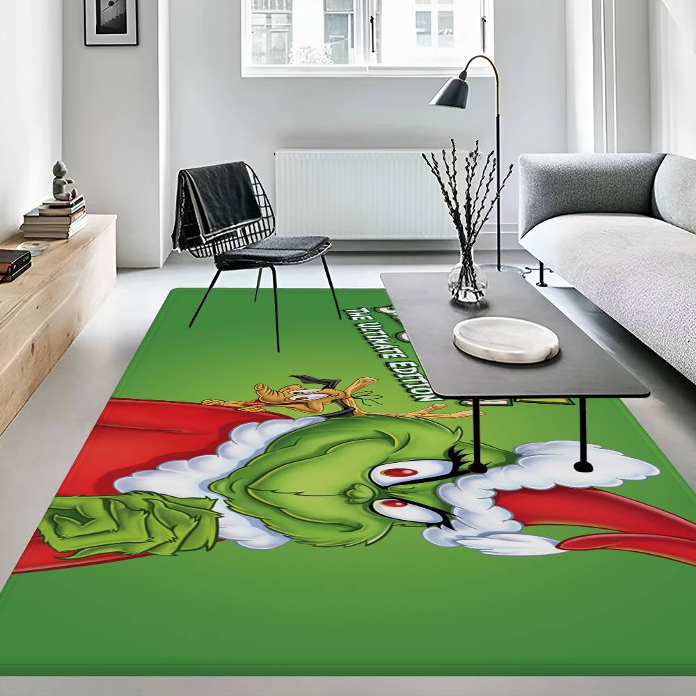 Cartoon THE G-GRINCHS Kitchen Mat Kids Room Bedroom Decoration Balcony Anti-Slip Doormat Living Room Alfombra