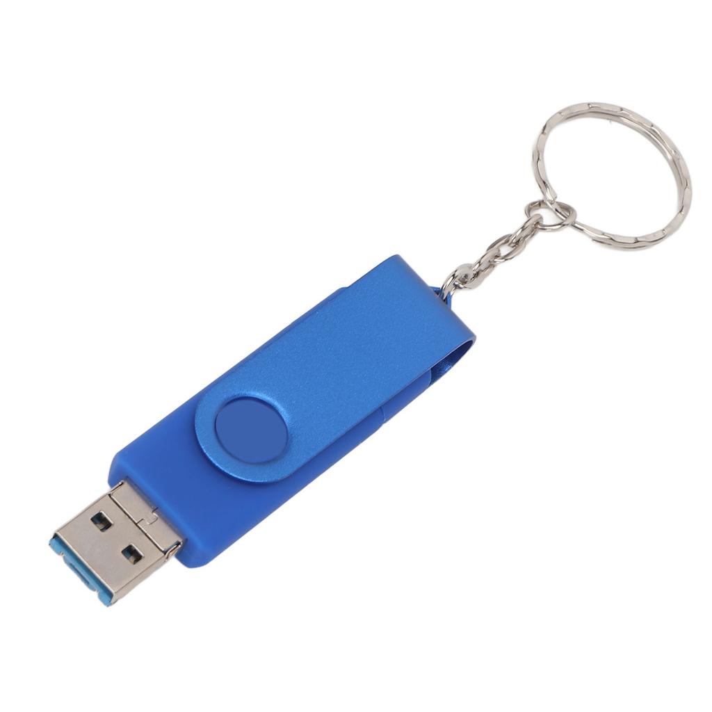 3 In 1 USB 3.0 Flash Drive High Speed Waterproof Memory Storage Stick U Disk Plug and Play 256GB