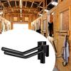2 Pieces Horse Saddle Rack Organizer Removable Heavy Duty Stand Single Bar for Equestrian