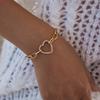 18K Gold Belt White Diamond Love Bracelet Jewelry