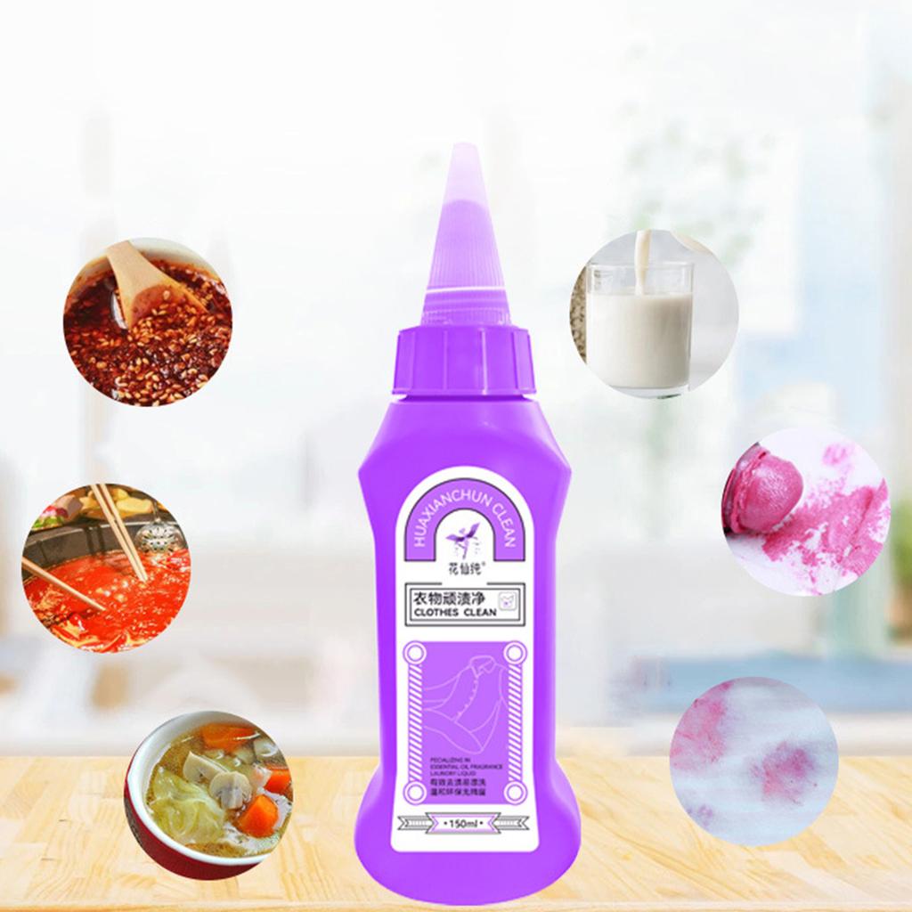 Active Enzyme Clothing Stain Remover Stain Remover Cleaner Detergent for Laundry Room Shelf Handbag