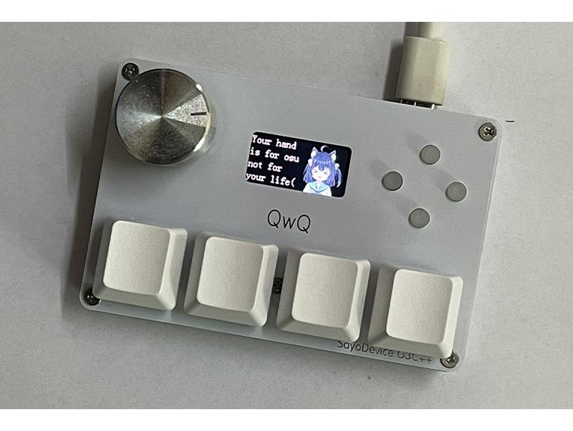 Anpassbare magnetische Achsen-Gaming-Tastatur mit Drehregler