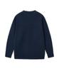 STANDARDERROR 87-Stan191 Art Lettering Oversized Jacquard Knit Navy
