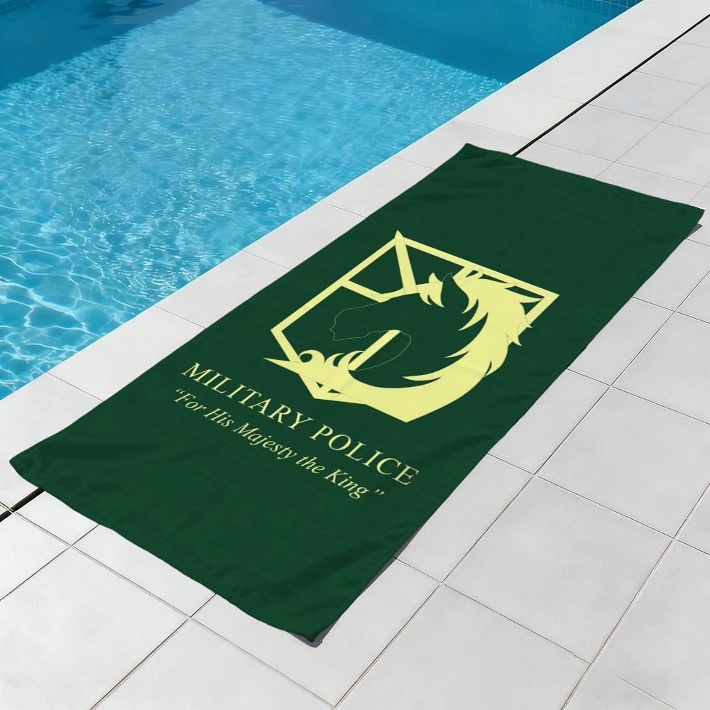 A-attack On Anime T-titan Towel Beach Quick Dry Soft Pool Towels Gift for Travel Gym Shower Camping Sports