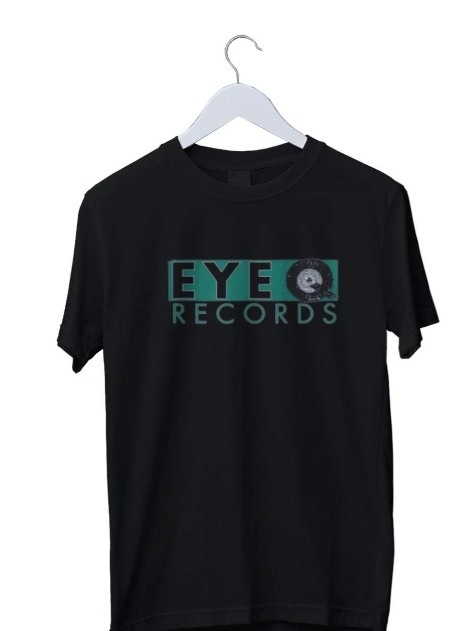 Unisex Adult Casual Graphic Eye Q Records Label Breakbeat German Gr... XL