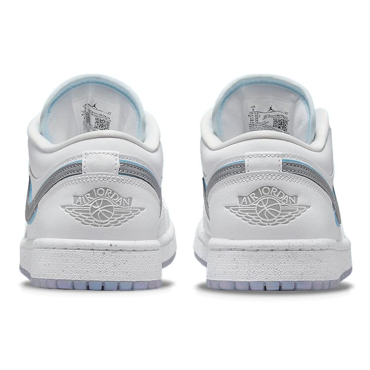 Air Jordan 1 Low SE Dare To Fly Women Sneakers White Metallic-Silver University-Blue FB1874-101