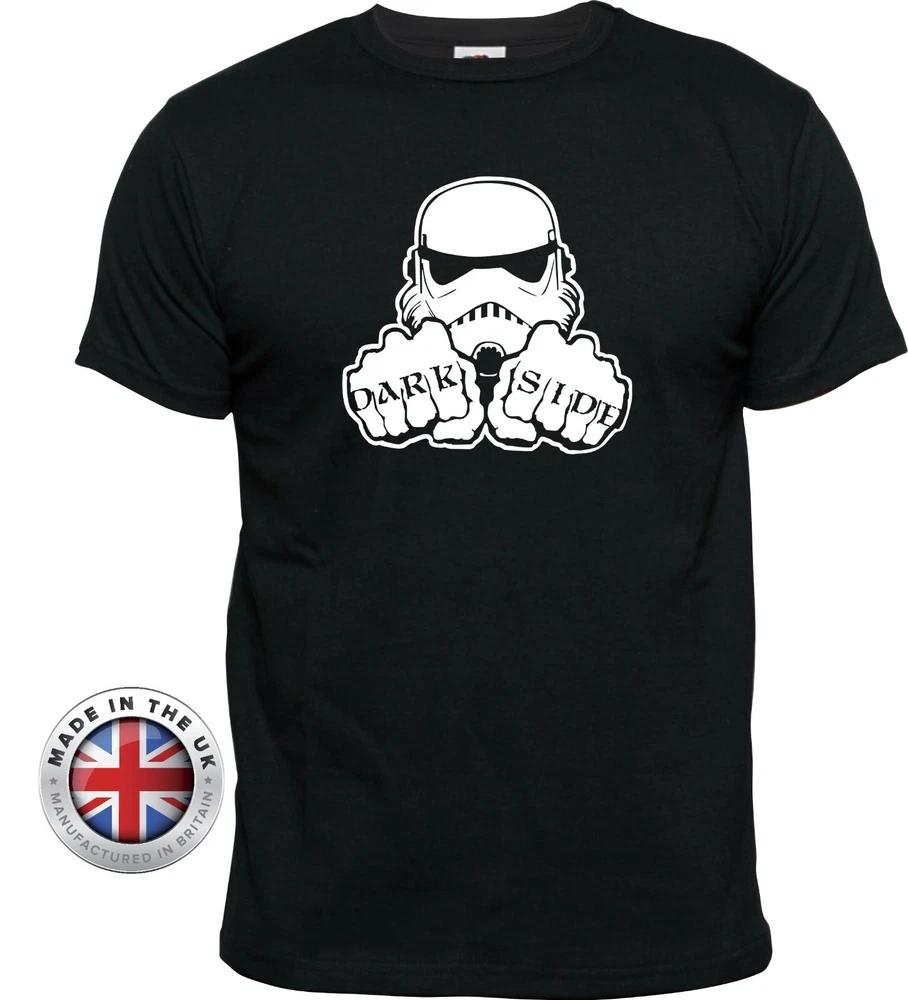 Stormtrooper Tshirt Thug Dark Side Tattoo Star Wars T Shirt Black Cotton Tshirt S