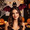 Gothic Style Hairband for Women Halloween Bat Hairband, Plush Wing Headband, Three Dimensional Costume Cosplay Party Accessories And Girls Burgundy