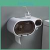 Paper Multifunction Holder Mengni Toilet With Hooks Waterproof Tissue Box Punch Free Home Bathroom Organizer Bathroom Accessories