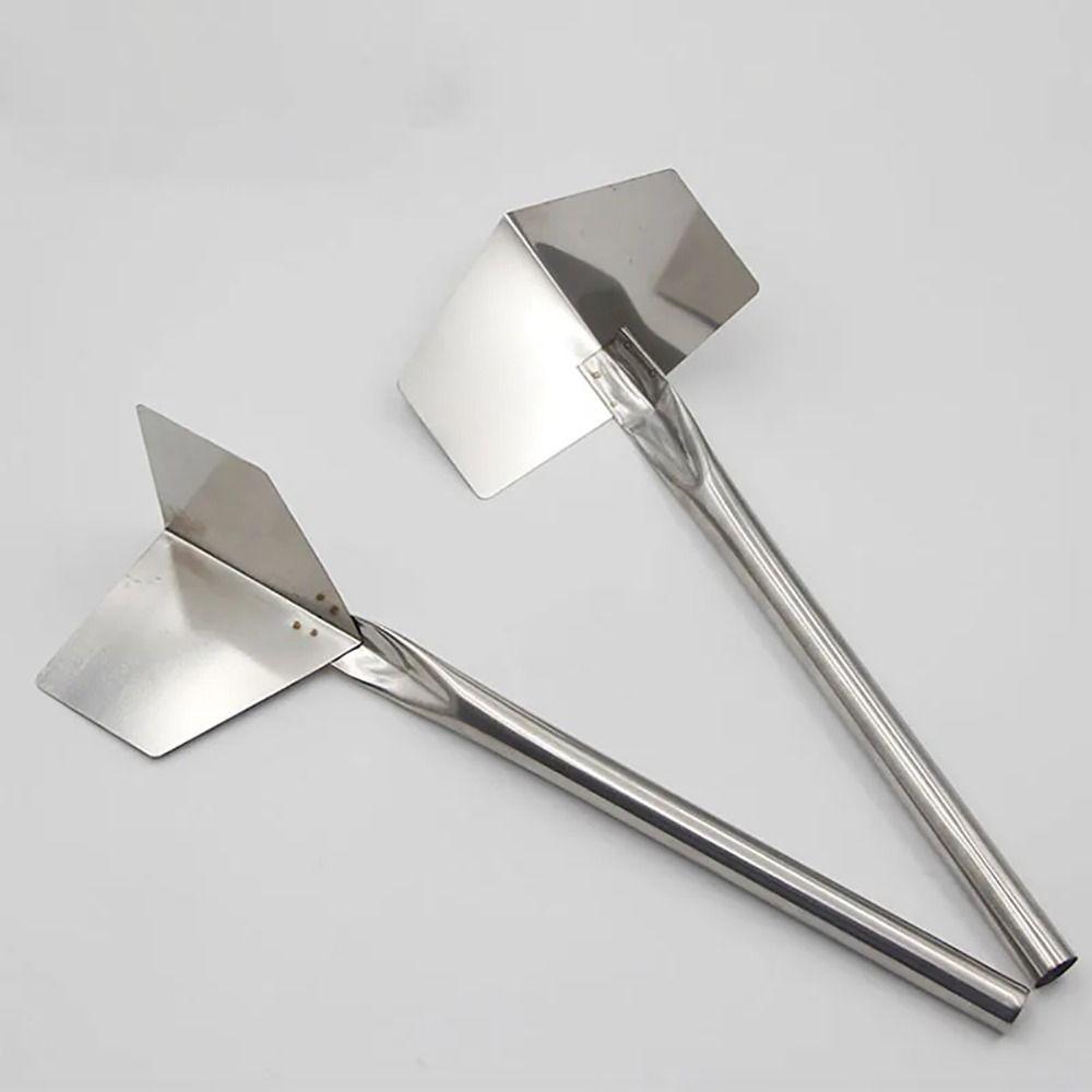 1Pcs Caulk Removal Tool Outdoor Corner Trowel Stainless Steel Metal Handle Wall Plaster Scraper Filling Squeegee