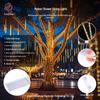 Handpicked LED Meteor Shower Outdoor String Lights, Solar Waterproof Twinkling Fairy Lights