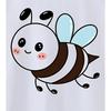 European Size Girls Summer Short-Sleeve Cartoon Bee Print T-Shirt
