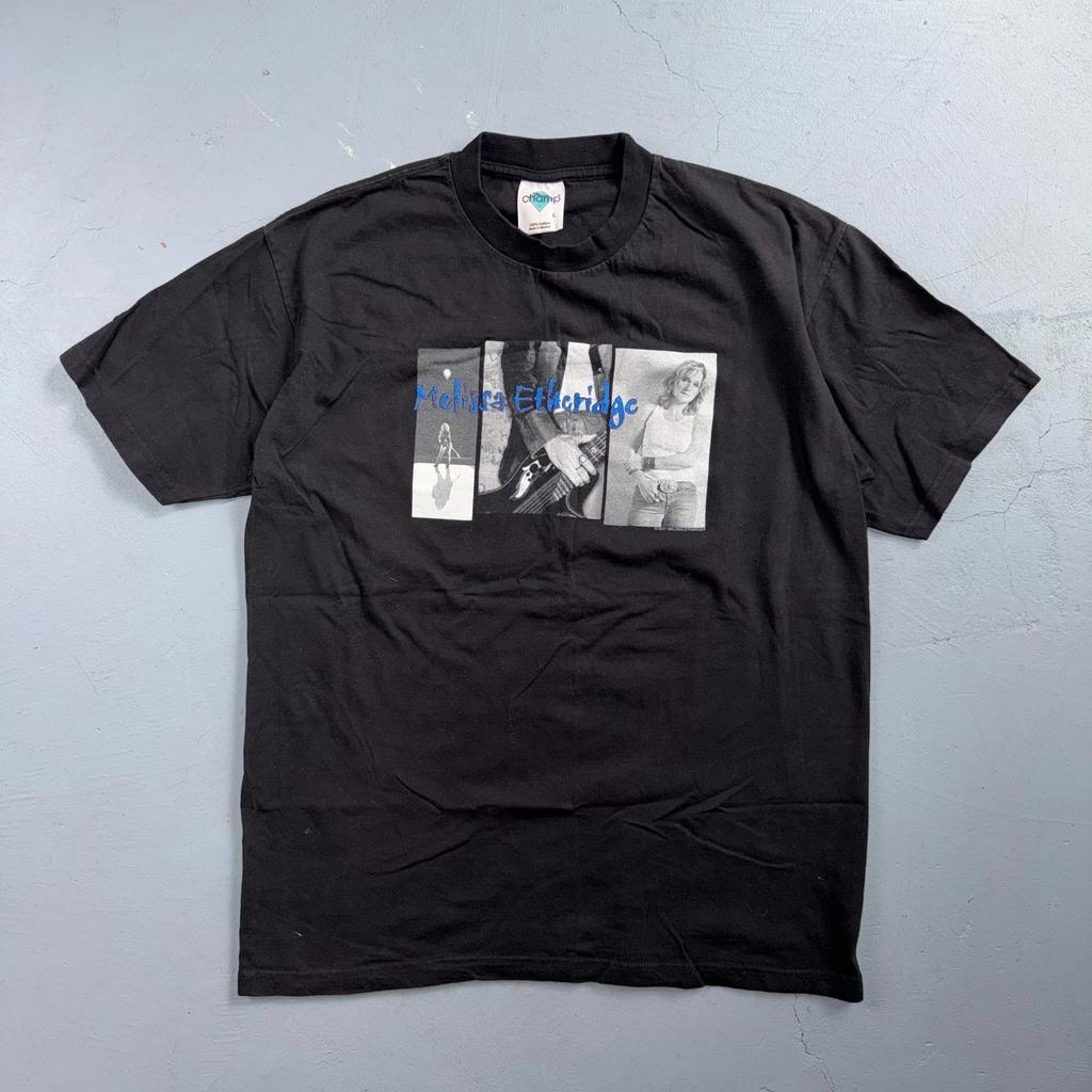 Vintage 2001 Melissa Etheridge Tour Shirt Size L Live And Alone Cygnus Band Tee