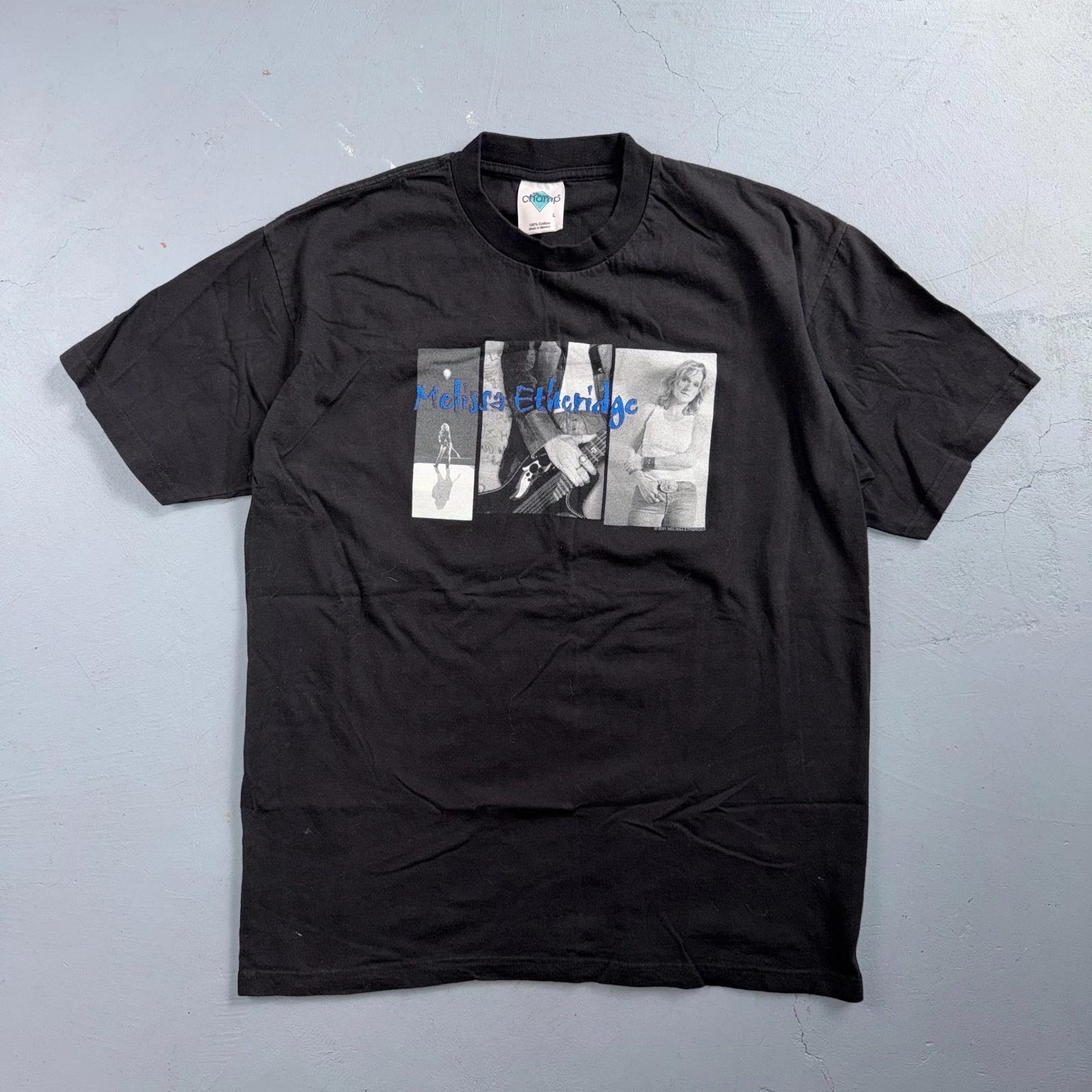

Vintage 2001 Melissa Etheridge Tour Shirt Size L Live And Alone Cygnus Band Tee L