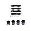For Toyato Rav4 RAV 4 2026 2027 ABS Black/ Carbon Fiber Side door handle bowl door pull sticker cover trim decoration styling