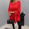 2024 Autumn/Winter Women's Cape-Style Knit Shawl Sweater