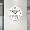Silent Dual Calendar Wall Clock Living Room Wall Clock Classic Clock Wall Watch Perpetual Calendar Quartz