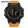 SANDA Luxury Men's Electronic Digital Watch Outdoor Sports Waterproof Countdown Men's Electronic Watch Alarm Clock
