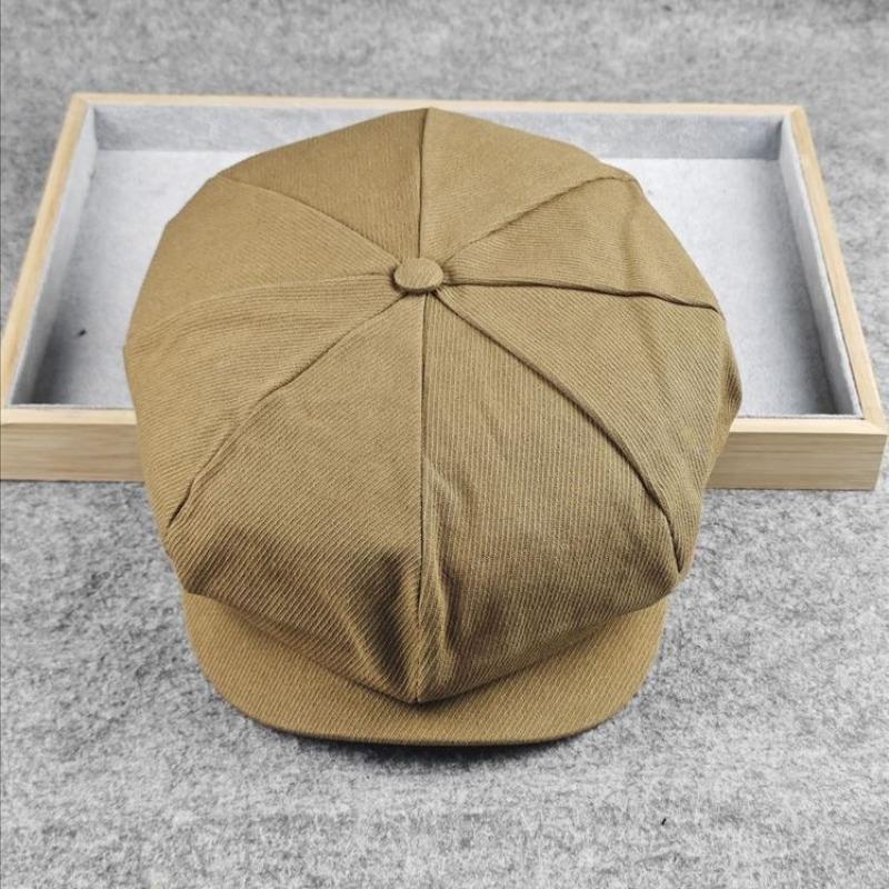 Spring Summer XXXXL 62cm Plus Large Size Linen-cotton Newsboy Caps Men Big Head Casual Octagonal Hat Literary Retro Flat Berets