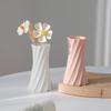 Nordic Flower Vase Imitation Ceramic Plastic Flower Vase Pot Home Living Room Desktop Decoration Wedding Flower Arrangement