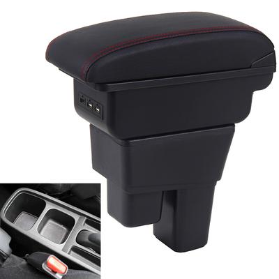 Boîte d'accoudoir de voiture pour Honda Jazz, pour Honda Fit Jazz 2, 2008 – 2013, accessoires de rangement, détails intérieurs, porte-gobelet, Interface USB