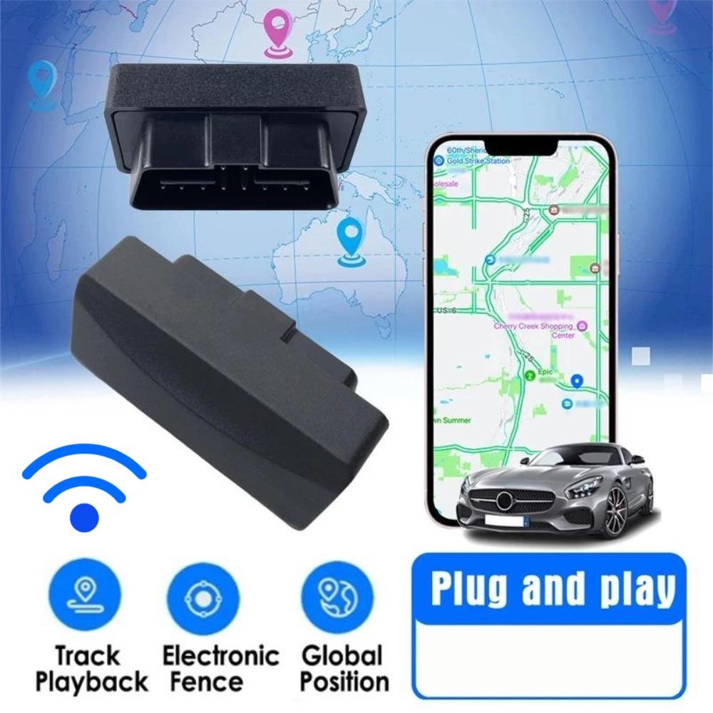 Mini OBD GPS Tracker For Apple With Find My App Car Anti Loss Device Real Time Location GPS Locator Plug In Version Lifetime Free System