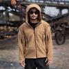 Men's Winter Autumn Warm Polar Fleece Jackets Outdoor Sports Jacket Windbreaker Solid Color Hooded Jacket Softshell Hiking  Coats