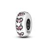 S925 Silver Butterfly Kitten Dog Claw Colorful Zircon Interval Charms Beads Fit Pan Bracelets DIY Jewelry