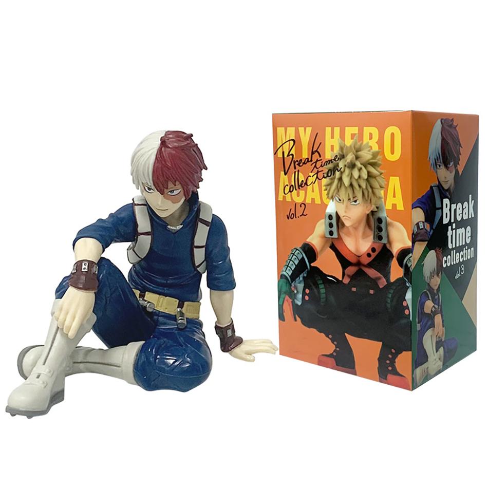 12cm My Hero Academia Anime Figure Midoriya Izuku Todoroki Shouto Bakugou Katsuki Action Figures Anime Character Model Toy