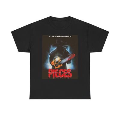 Pieces Horror Film Poster Graphic T Shirt Unisex Heavy Cotton Tee GIFT Unisex T-Shirt