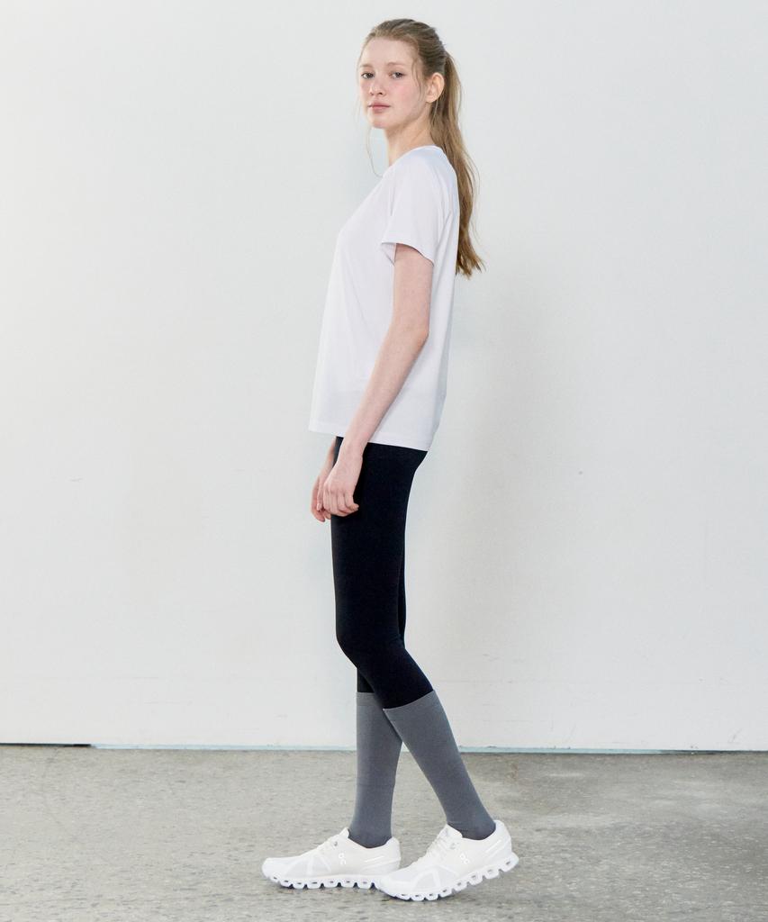Basic House Women'S Cool Breeze Raglan Round Short Sleeve T-Shirt White Lzts3223 (Type A)