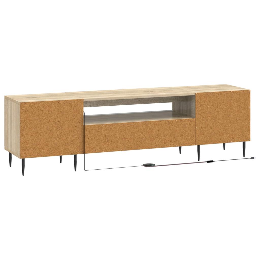 LED TV Cabinet ZWOLLE 153 X 35 X 43 Cm Sonoma Oak