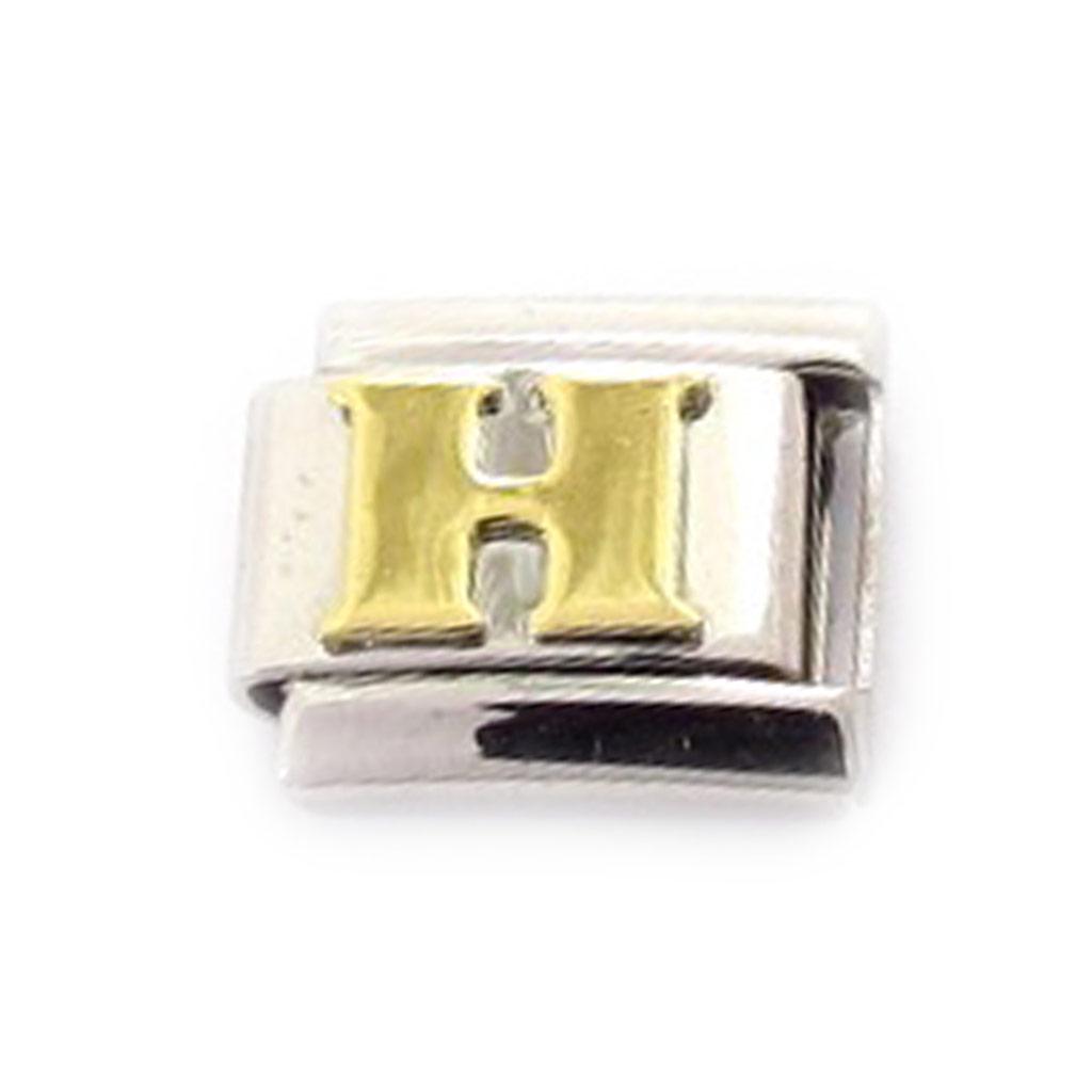 Les Trésors De Lily [C6022] - Maille 'Lettre H' Doré