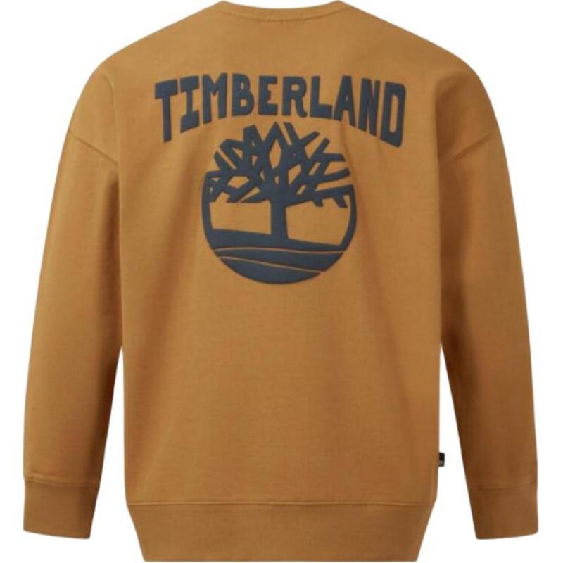 Timberland LP Sweatshirt Crew Letter Design Knitted Pullover Comfortable Long Sleeve Sweatshirt Men Sweatshirt Brown A5RN6-P47