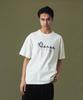 [Extra Large] Drip Logo Short Sleeve Tee, DRIP LOGO S/S TEE 101253011021, Off White, XL