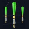 30Pcs/Lot Copper Head Fishing Bobber Tackles Accessories Floats Seat Rotation Bobbers Float Silicone Set Fishing Accessories