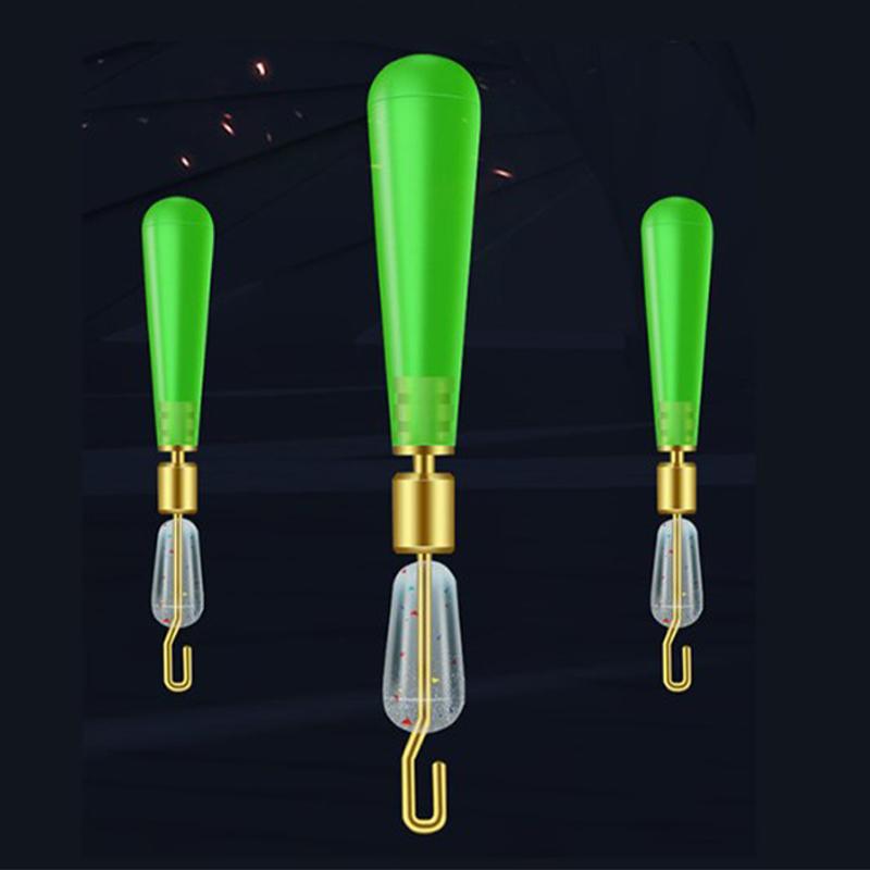30Pcs/Lot Copper Head Fishing Bobber Tackles Accessories Floats Seat Rotation Bobbers Float Silicone Set Fishing Accessories