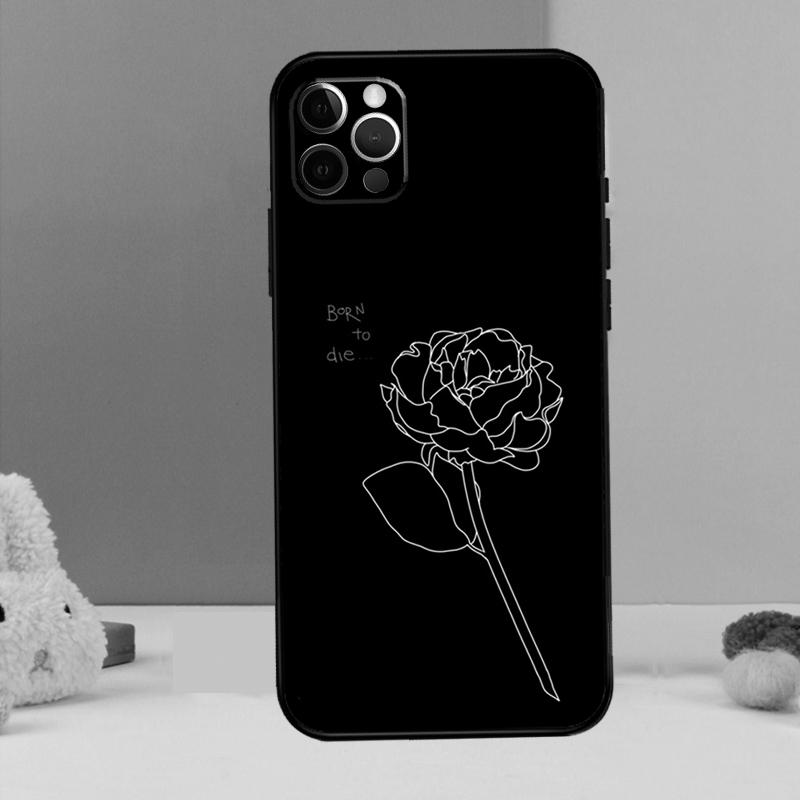 Aesthetics Flower Phone Case For iPhone 17 Air 16 15 13 12 11 14 Pro Max 12 13 mini 15 16 Plus 16e Cover Coque