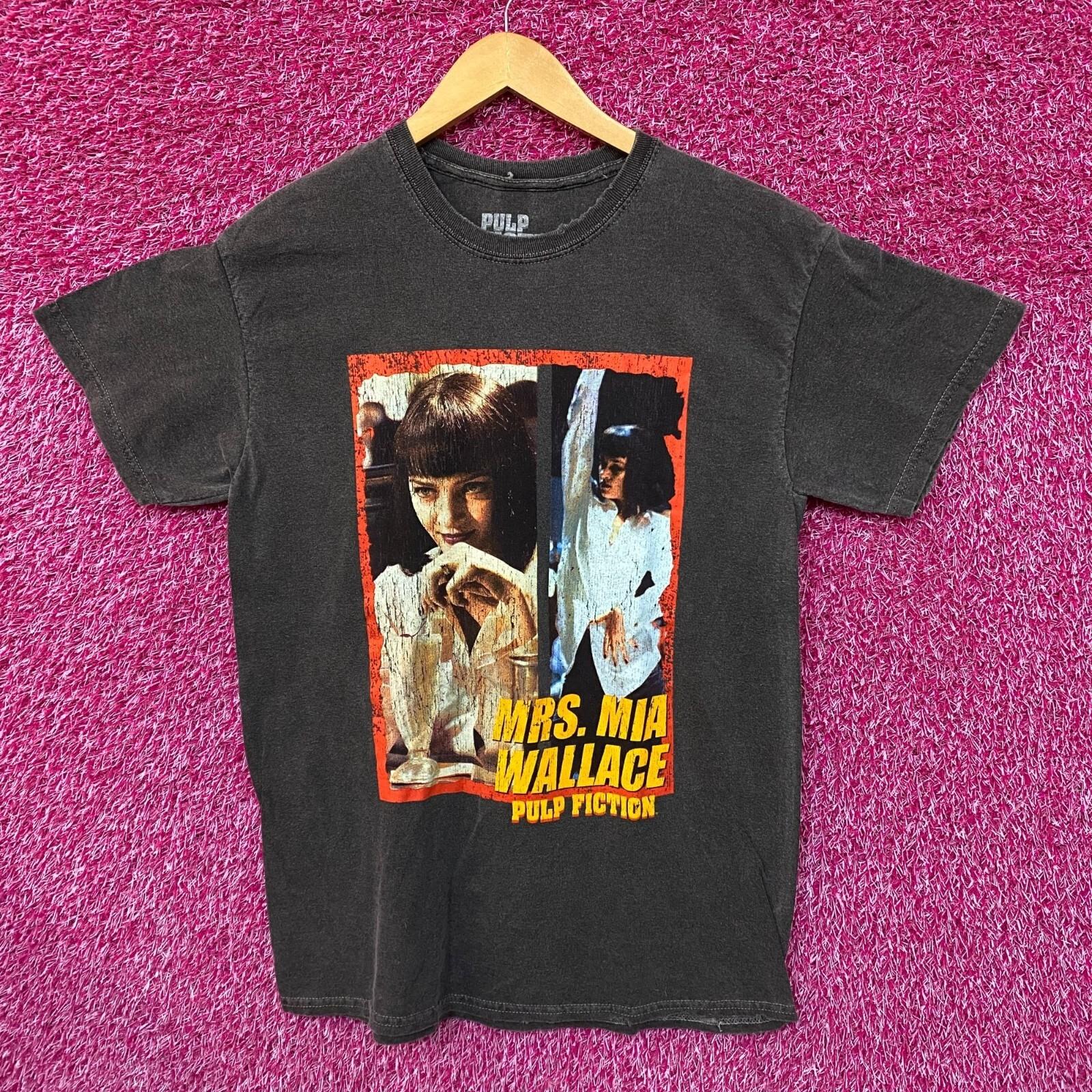 Pulp Fiction Mrs Mia Wallace Poster Movie Tee L XXXXL