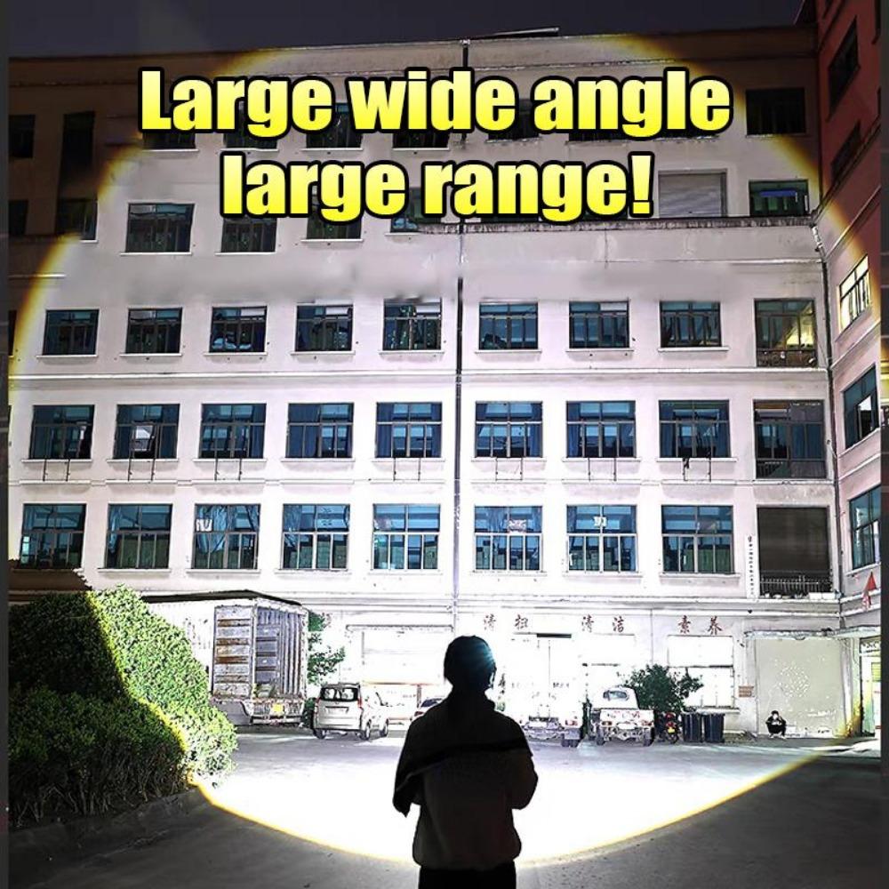 2*28650 Battery 10000mAh High Power LED Flashlights Type-C Rechargeable LED Torch 5000M Ultra Powerful Flashlight Outdoor LED Lantern