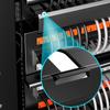 Industrial Strength 19" Data Center Cable Organizers 1U Rack 24 Division 48 Port Enterprise Networking Tool