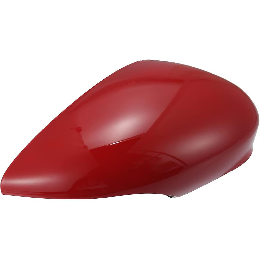 Red Right Side Mirror Passenger Side Mirror Car Si-de Door Mirr-or Cover Rear View Mirr-or Cap for Ford Fiesta MK7 2009 2010 2011 2012 2013 2014 2015